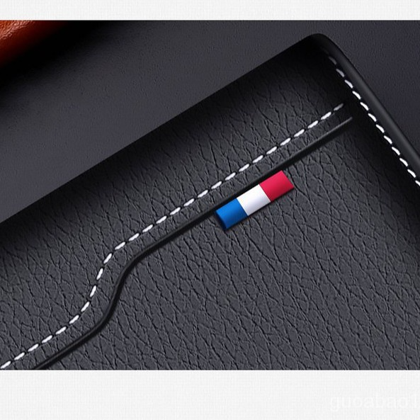 Crazy Bag Ultra-thin Men's Wallet Fashion Multifunctional Short Clip Simple Coin Purse